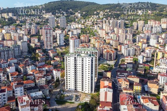 خرید آپارتمان فروشی با راه حل های کم هزینۀ زندگی در کارتال استانبول نمای کلی