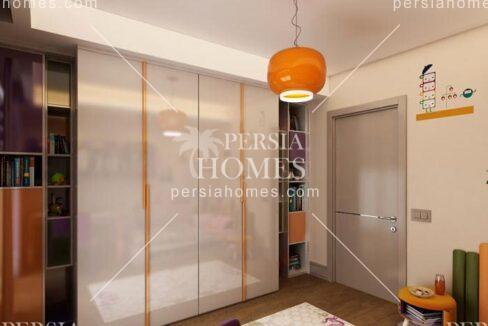 خرید آپارتمان با امتیاز تنوع طراحی پلان های مختلف در بیلیک دوزو استانبول اتاق 5