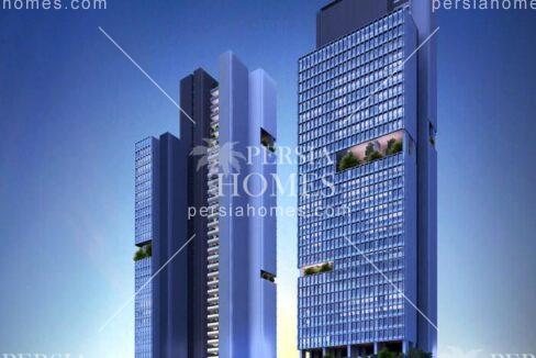 خرید آپارتمان لوکس با امکانات کامل در یکی از پروژه های نماد شیشلی استانبول نمای ساختمان 4