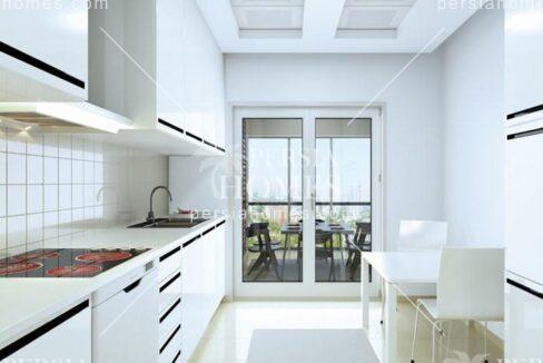 خرید آپارتمان با فرصت سرمایه گذاری سودآور در باشاک شهیر استانبول آشپزخانه