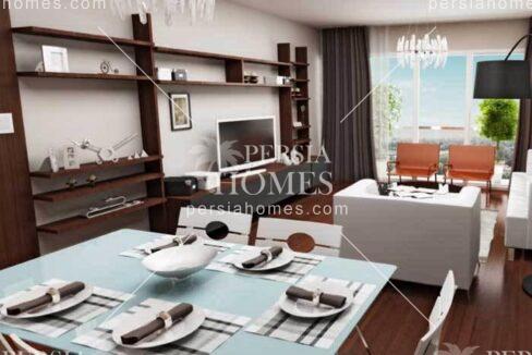 خرید آپارتمان مناسب برای زندگی خانوادگی در اسن یورت استانبول سالن