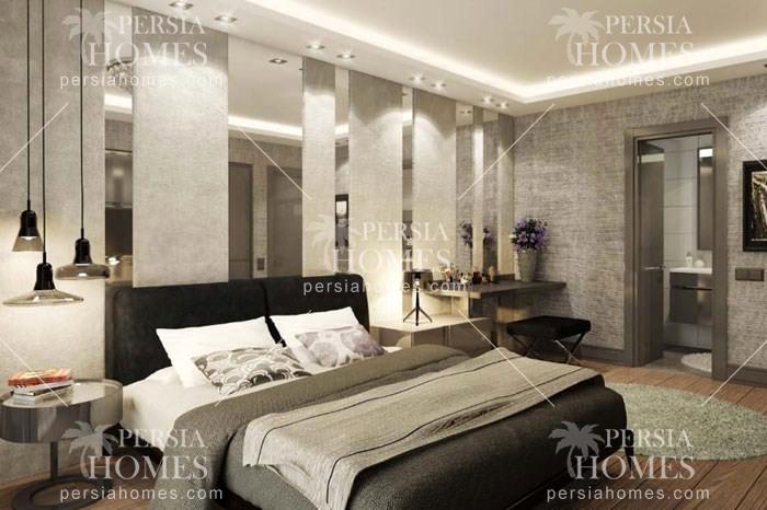 خرید آپارتمان با امتیاز تنوع طراحی پلان های مختلف در بیلیک دوزو استانبول اتاق مستر 3