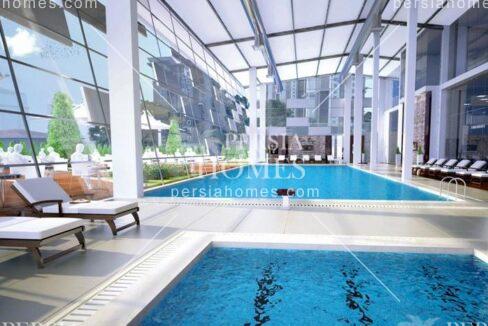 خرید آپارتمان با فرصت سرمایه گذاری سودآور در باشاک شهیر استانبول استخر