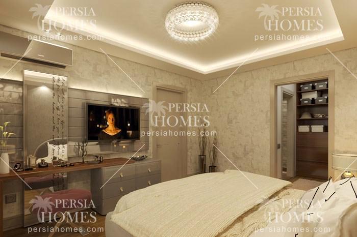 خرید آپارتمان با امتیاز تنوع طراحی پلان های مختلف در بیلیک دوزو استانبول اتاق مستر 2