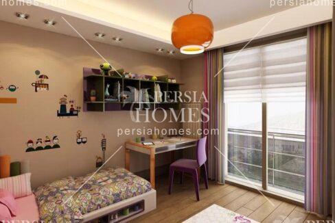 خرید آپارتمان با امتیاز تنوع طراحی پلان های مختلف در بیلیک دوزو استانبول اتاق 3