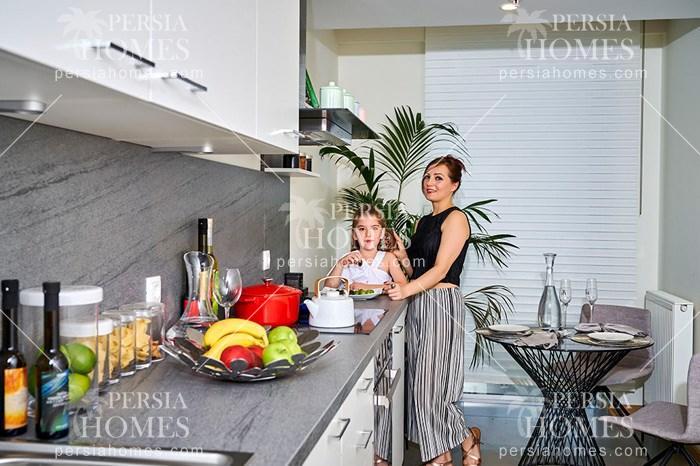 خرید خانه هایی مناسب خانواده ها با امکان بازدید حضوری مال تپه استانبول آشپزخانه