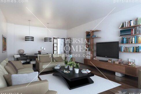 خرید آپارتمان با فرصت سرمایه گذاری سودآور در باشاک شهیر استانبول سالن