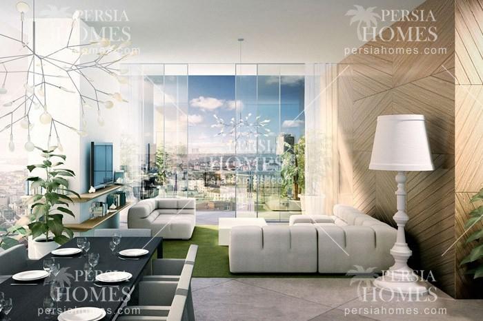 خرید آپارتمان لوکس با امکانات کامل در یکی از پروژه های نماد شیشلی استانبول سالن 2