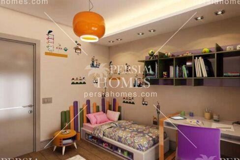 خرید آپارتمان با امتیاز تنوع طراحی پلان های مختلف در بیلیک دوزو استانبول اتاق 4