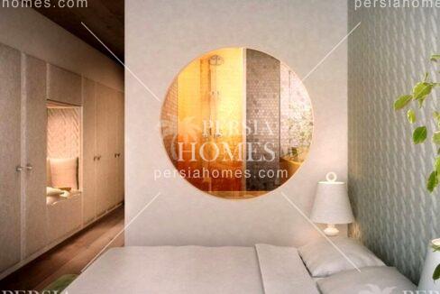 خرید آپارتمان لوکس با امکانات کامل در یکی از پروژه های نماد شیشلی استانبول اتاق مستر